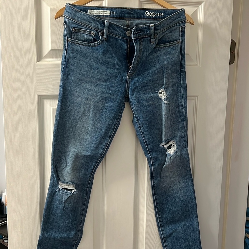 Gap Distressed Denim - Skinny